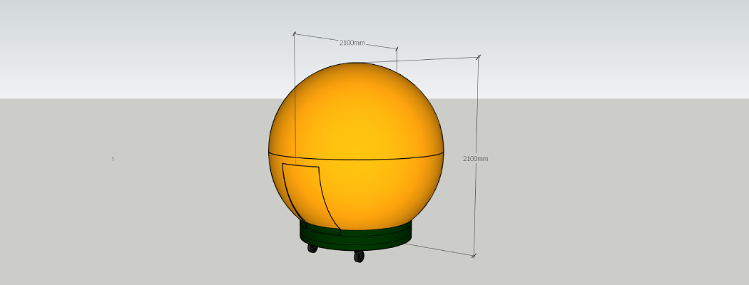 orange juice kiosk design